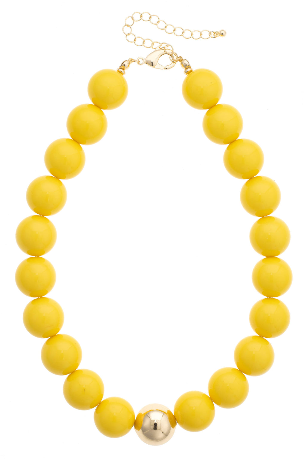 Marjorie Game Day Beaded Necklace: Black
