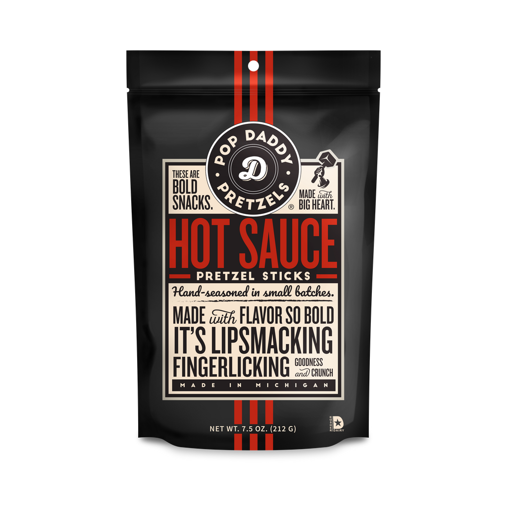 Seasoned Pretzels - 7.5oz - Hot Sauce