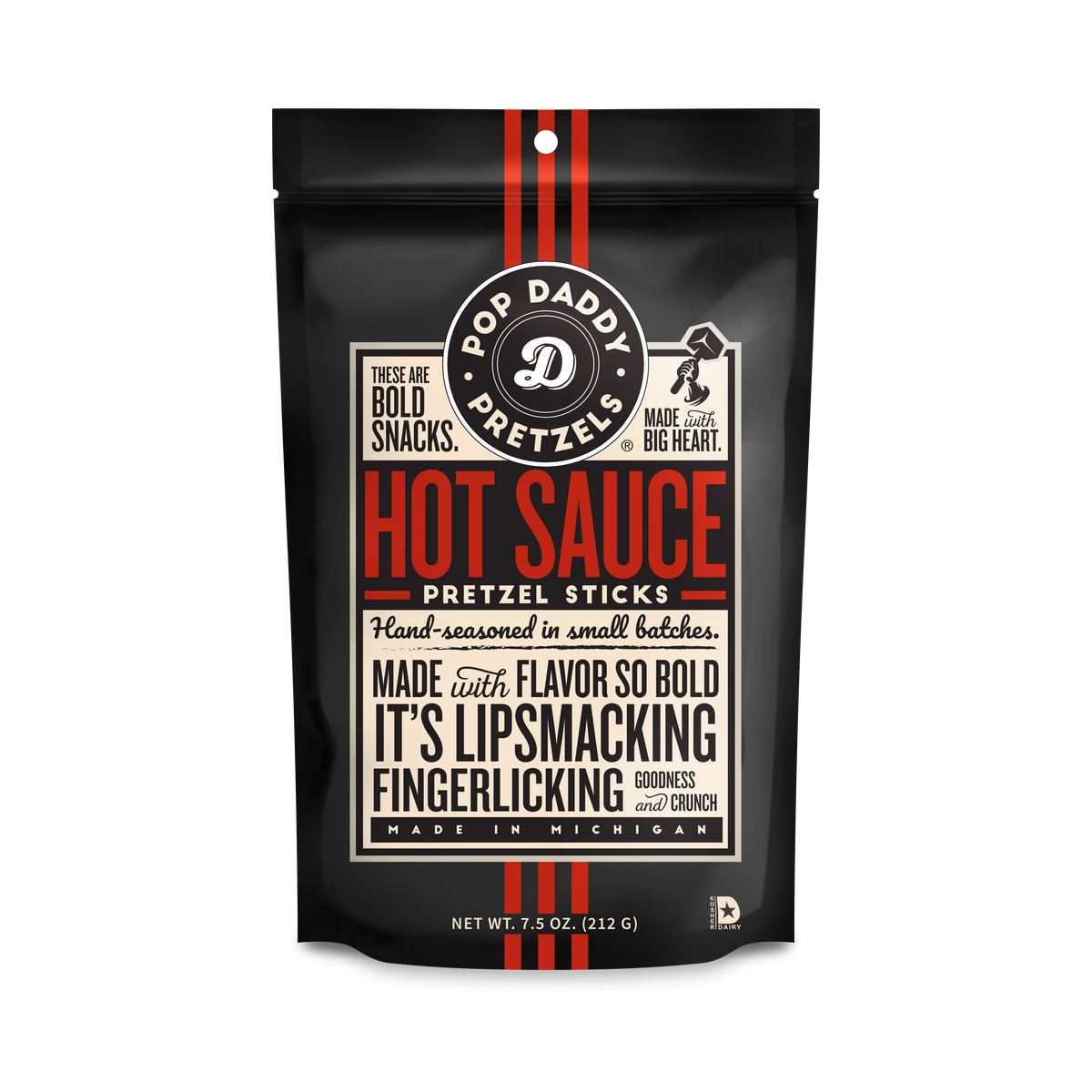 Seasoned Pretzels - 7.5oz - Hot Sauce