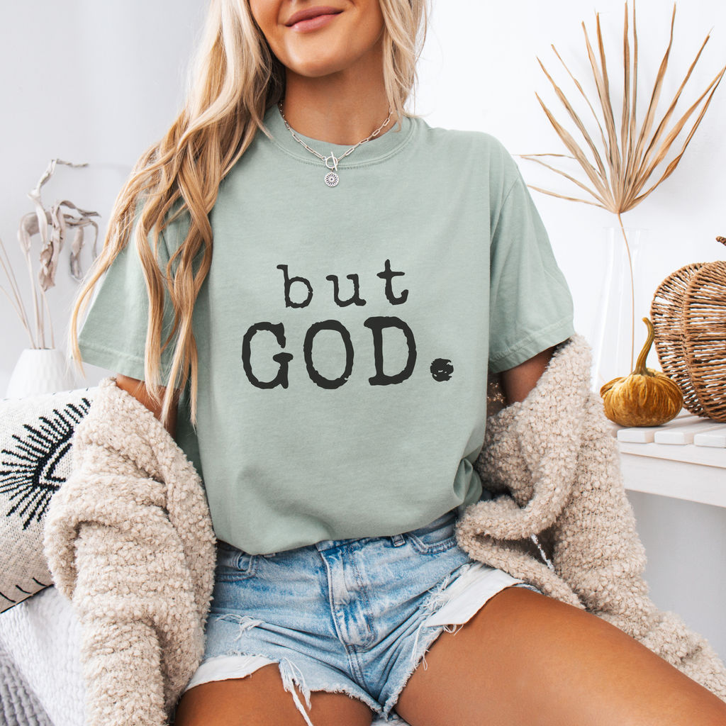 But GOD. Graphic Tee: White / 2XL