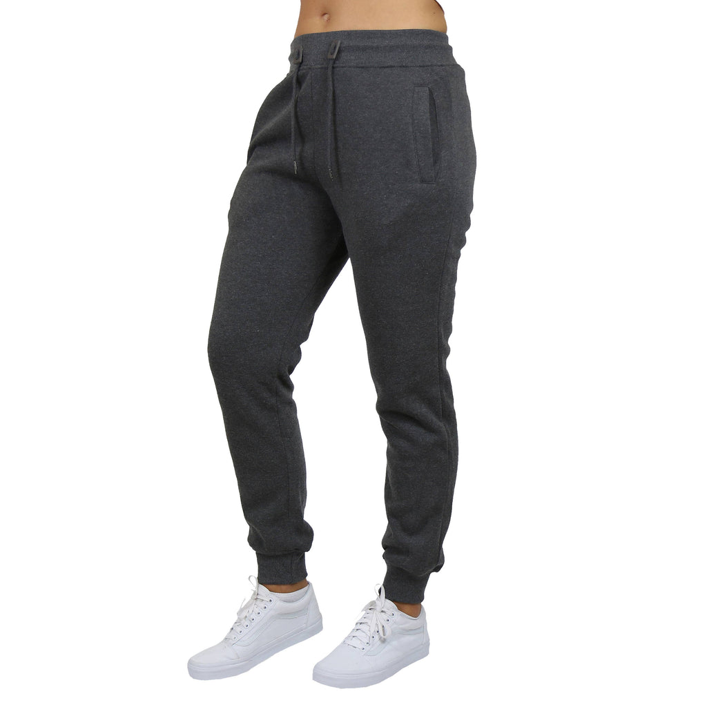 Women's Loose-Fit Fleece Joggers Sweatpants: Black / M
