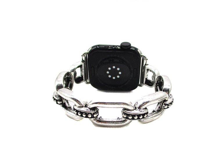 Western Chain Design Stretch Apple Watch Band: Small