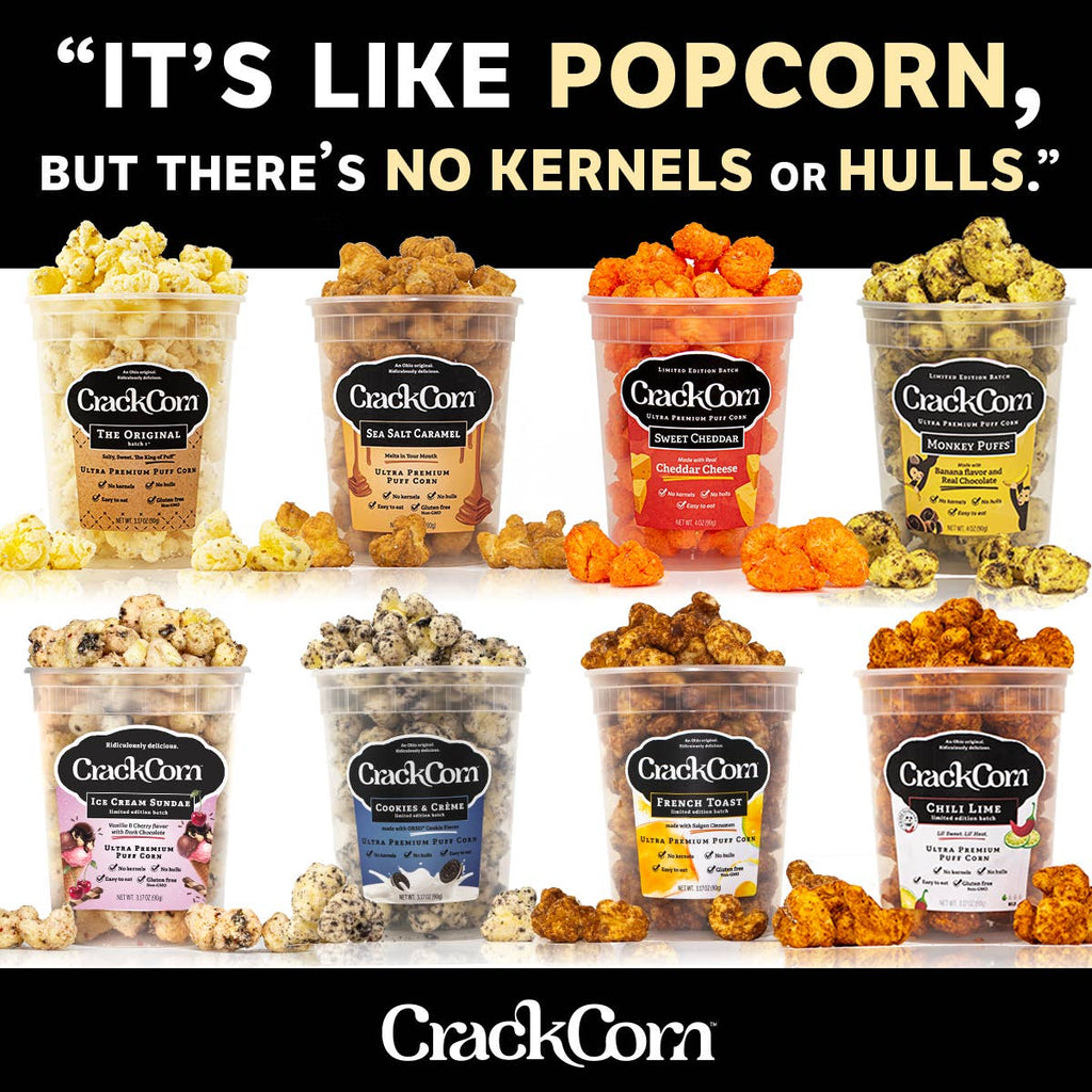 Crack Corn / Puffy Pop - Sea Salt Caramel (4 oz)