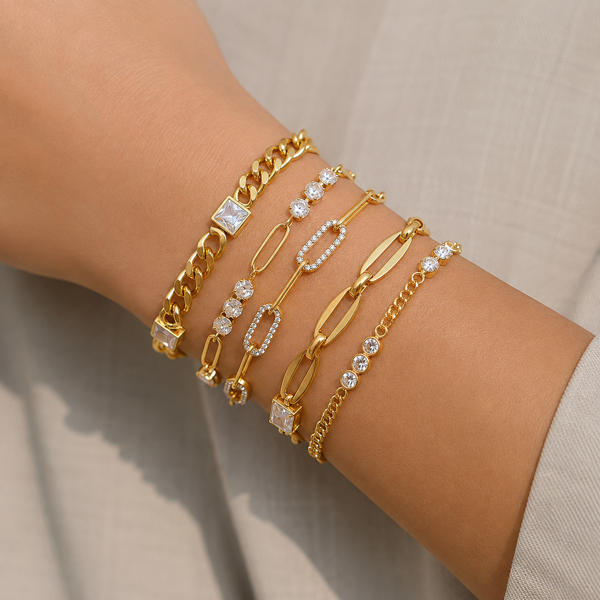 The Everyday Luxe Bracelet Collection: 5