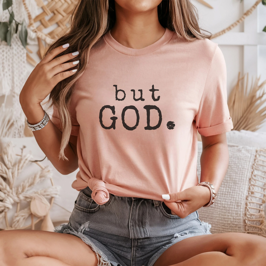 But GOD. Graphic Tee: White / XLarge