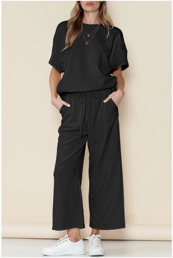 Textured Loose Fit Set