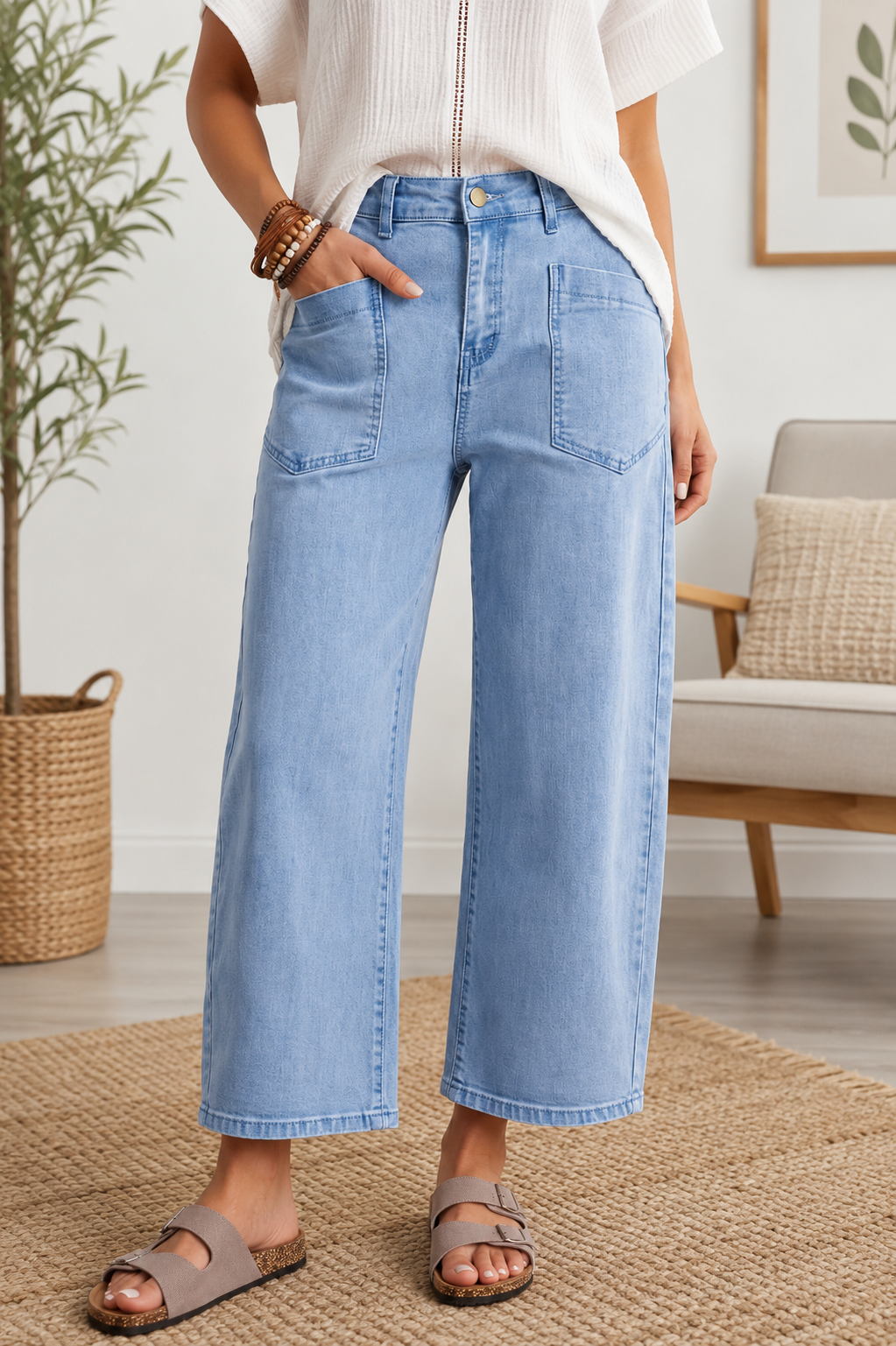Square-Barrel Jeans: Coffee / 4