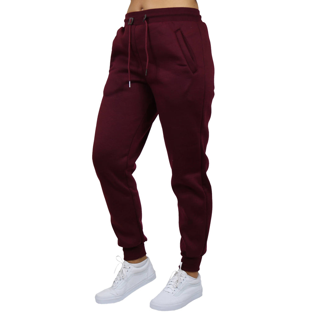Women's Loose-Fit Fleece Joggers Sweatpants: Black / S