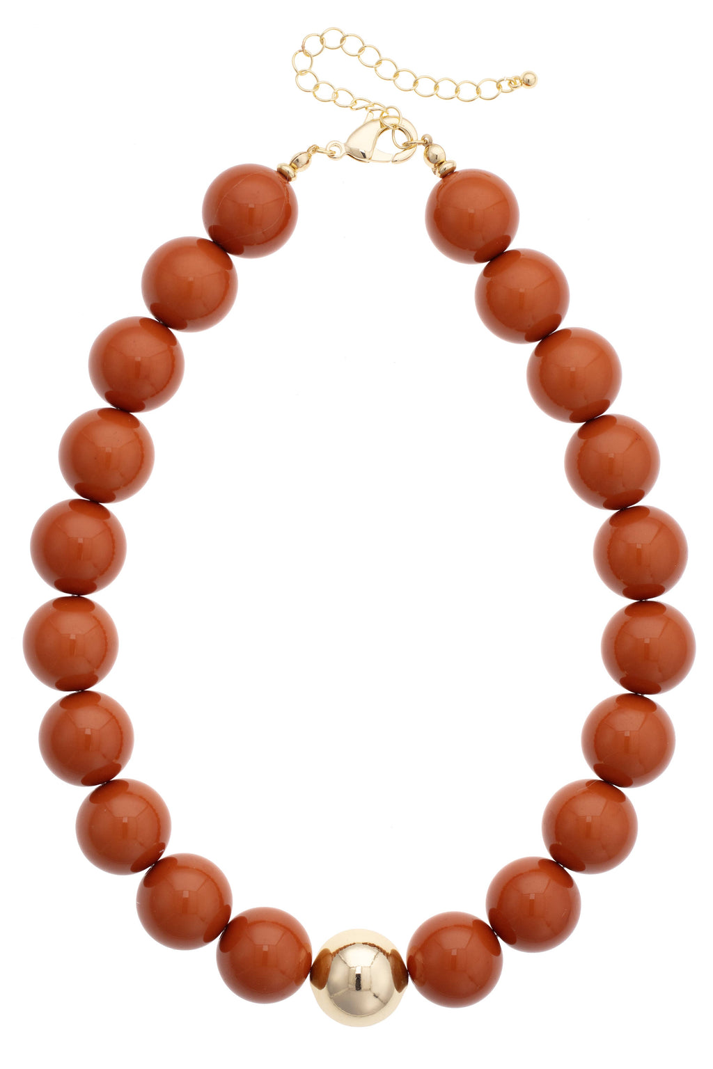 Marjorie Game Day Beaded Necklace: Black