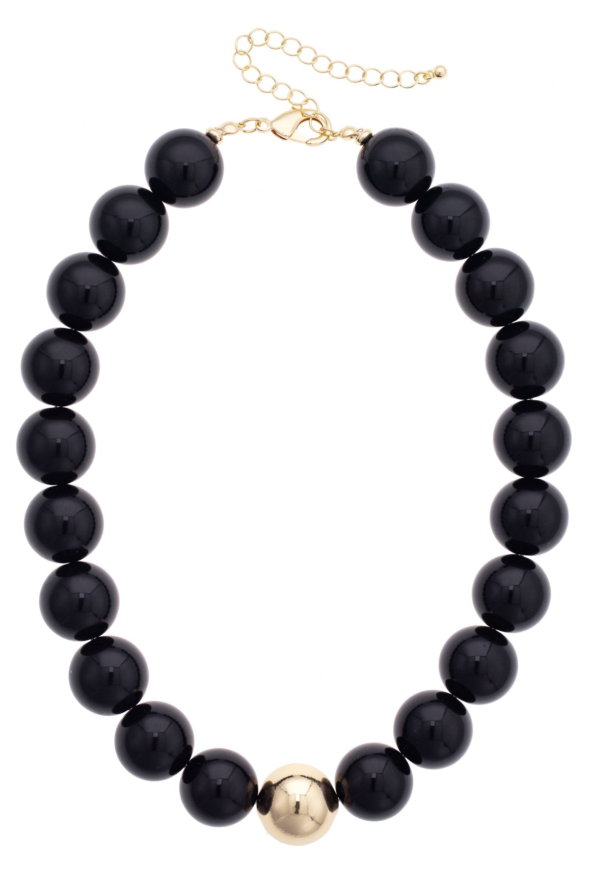 Marjorie Game Day Beaded Necklace: Red