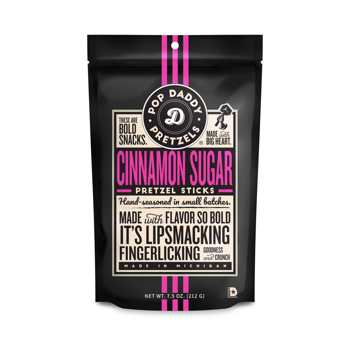 Seasoned Pretzels - 7.5oz - Cinnamon Sugar